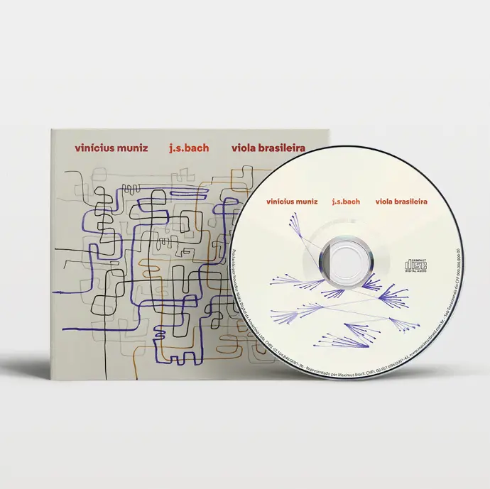 Cd J.S.Bach - Viola Brasileira por Vinícius Muniz